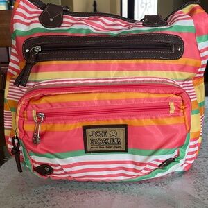 Joe Boxer Multicolor Striped Women's Backpack